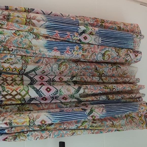 Johnny Was style maxi tiered sleeveless dress by Tolani Collection - Picture 7 of 9